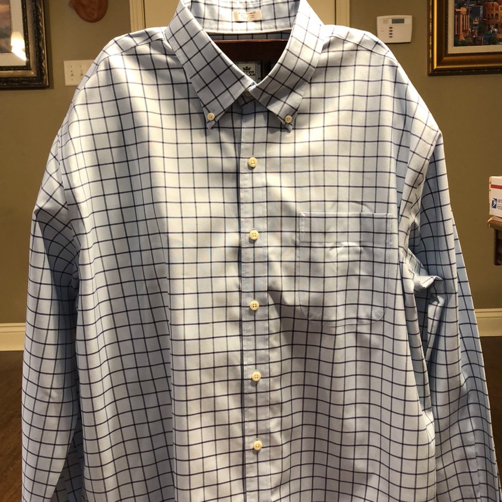 Peter Millar XL dress shirt, 100% cotton.